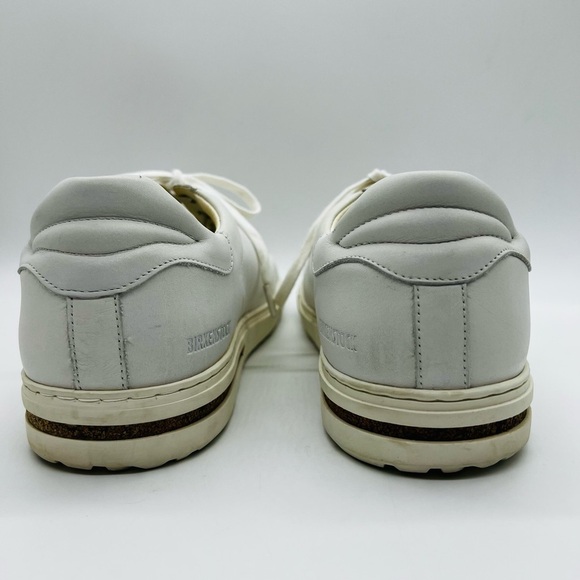 BIRKENSTOCK MEN’S WHITE LEATHER LACE UP SNEAKERS SIZE 12 - Picture 3 of 10